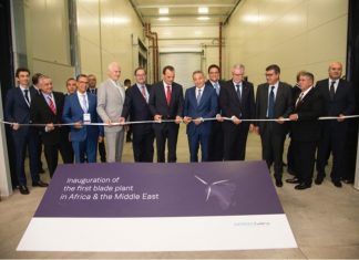 Tanger : Inauguration de la 1ère usine de pales d’éoliennes en Afrique et au Moyen-Orient…