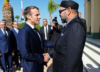 Tanger : Macron est arrivé, accueil royal