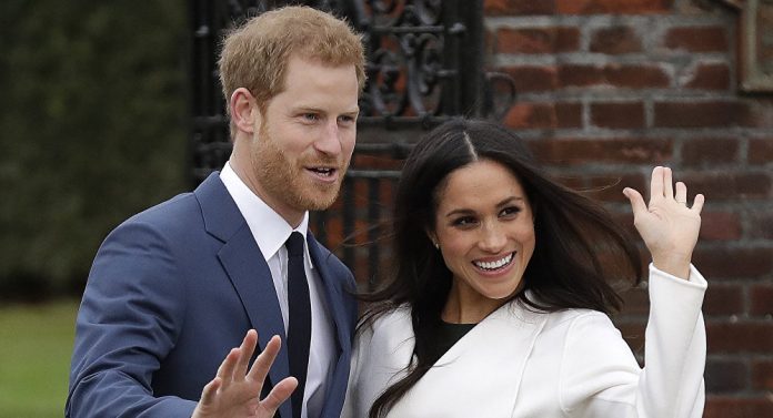 Le prince Harry et son épouse Meghan