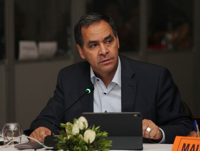 Mohammed Arrouchi lors de la 8è retraite conjointe entre le COR