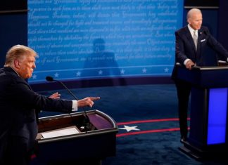 Trump et Biden se rendent coup pour coup lors d’un débat télévisé chaotique