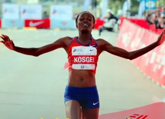 La Kényane Brigid Kosgei maintient sa domination sur le marathon de Londres