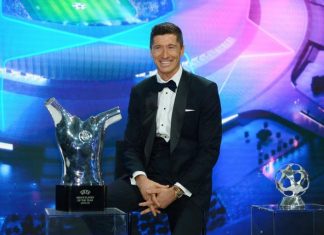 Lewandowski et Harder, meilleurs joueurs UEFA de la saison