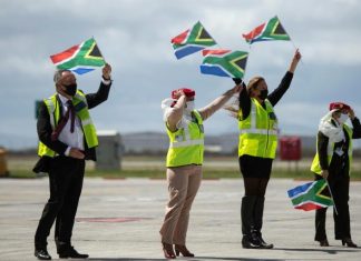Reprise des vols internationaux en Afrique du Sud
