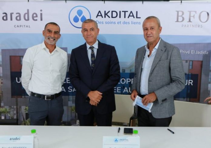 foncière Aradei Capital, BFO Partners et Akdital