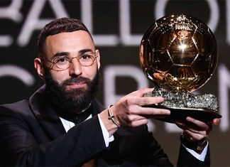 Football : Karim Benzema remporte le Ballon d’Or