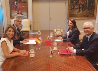 Nizar Baraka s’entretient avec la ministre espagnole des Transports