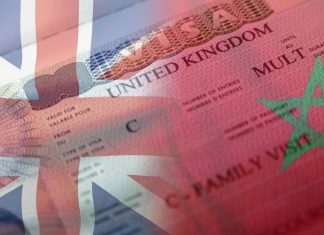 Maroc-Royaume Uni. Les frais de visa seront payés en ligne dorénavant