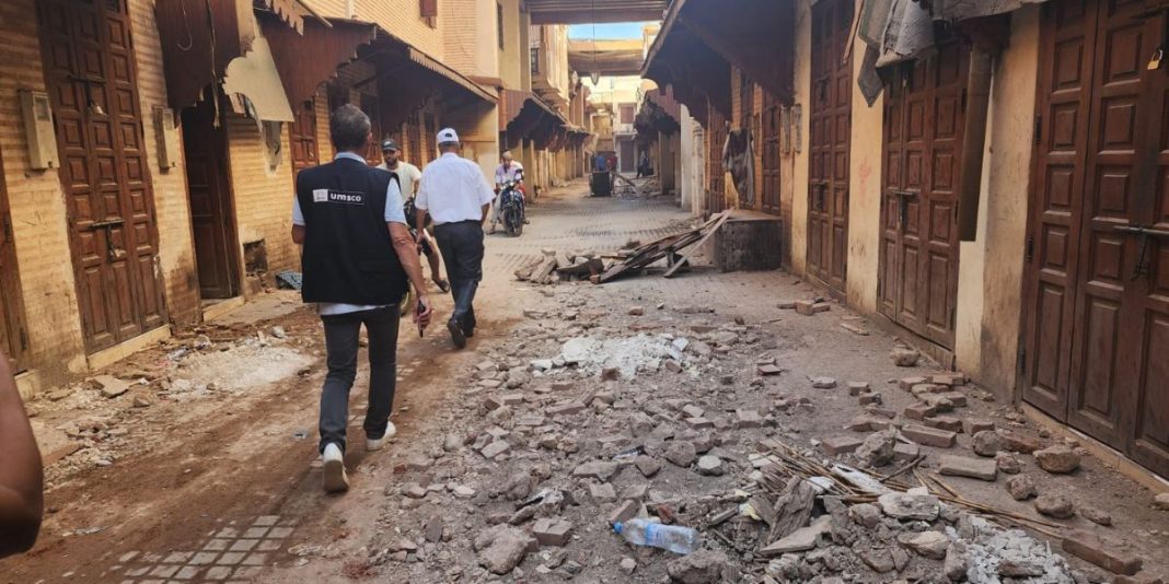 eric faltz marrakech seisme