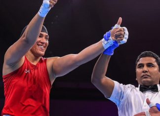 Boxe: la Marocaine Khadija El Mardi qualifiée aux JO de Paris