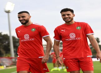 Les Lions de l’Atlas arborent le « Maroc, Terre de Lumière »