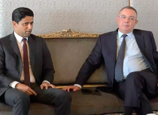 En visite au Maroc, le président du PSG apporte son soutien au Royaume (VIDEO)