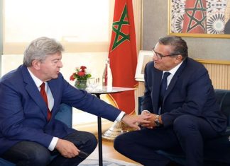 Akhannouch reçoit Jean-Luc Mélenchon au siège du RNI à Rabat (PHOTOS)