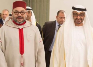 La délégation qui accompagne le roi Mohammed VI aux Emirats arabes unis