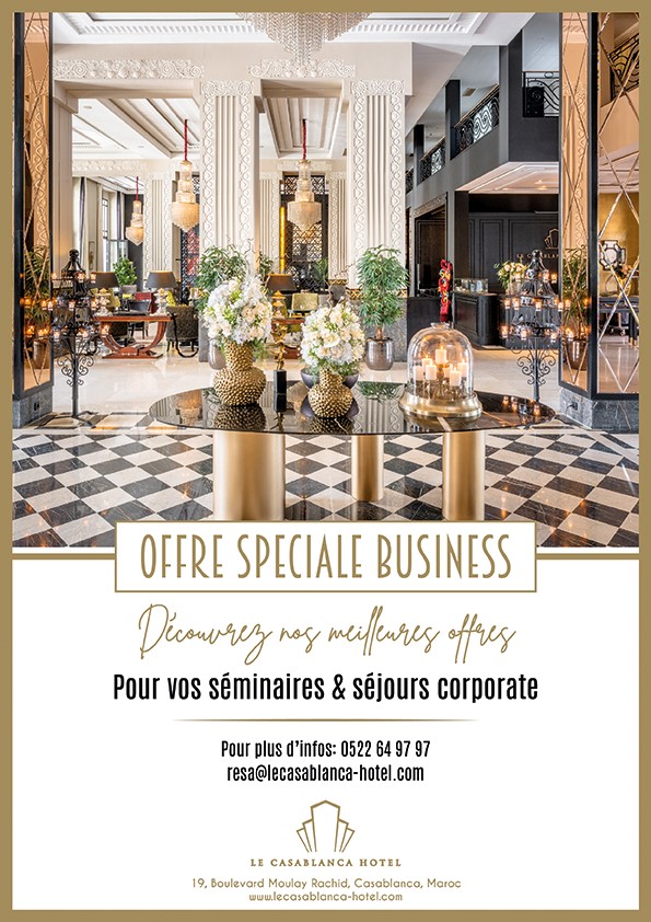 Le Casablanca Offre speciale Business