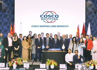 L’armateur chinois Cosco Shipping ouvre une filiale à Casablanca