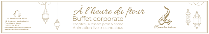 Le Casablanca -a l heure du ftour bandeau