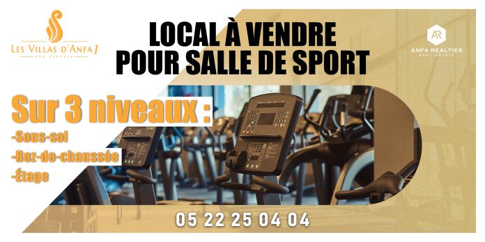 sale de sport les villas d'anfa