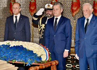 Rabat: Gérald Darmanin visite le Mausolée Mohammed V