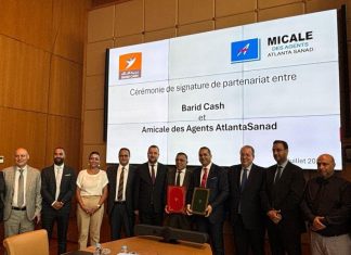 Inclusion financière: Barid Cash et l’Amicale des Agents AtlantaSanad scellent un partenariat