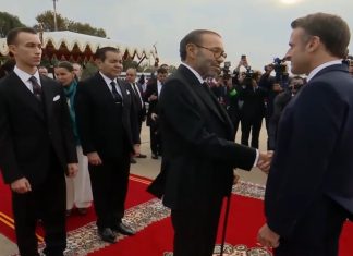 Emmanuel Macron est arrivé au Maroc