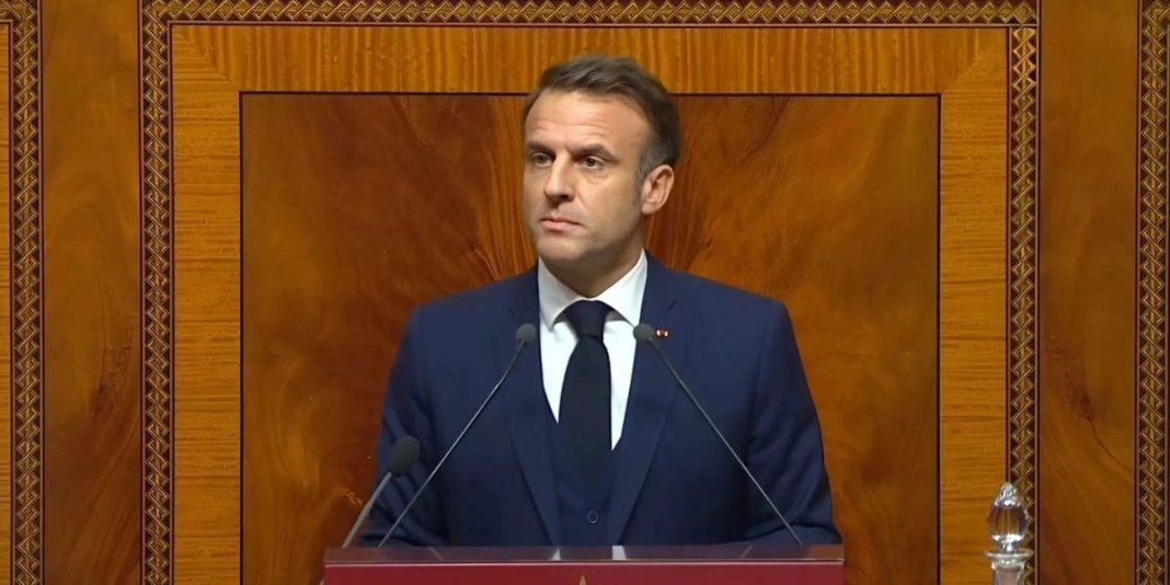 Macron Parlement Maroc