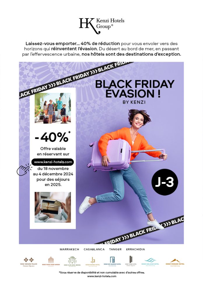 BLACK FRIDAY KENZI HOTELS J-3
