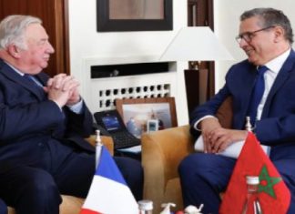 Akhannouch reçoit à Rabat le président du Sénat français