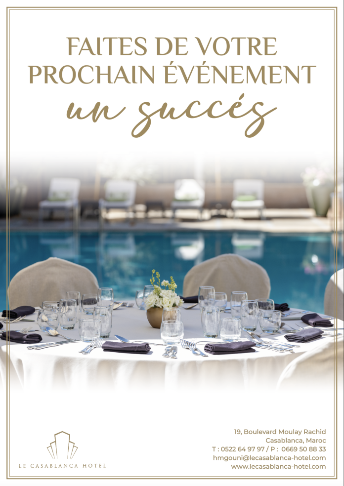 Le Casablanca Hôtel -banquet-A4