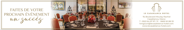 Le Casablanca Hôtel -banquet-Bandeau