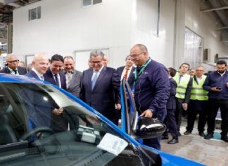 Industrie automobile: inauguration de l’extension de l’usine de Stellantis à Kénitra