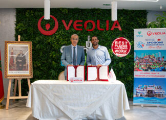 VEOLIA MAROC DEVIENT PARTENAIRE EXCLUSIF DE L’ÉQUIPE NATIONALE MAROCAINE DE COLLECTE DES DÉCHETS POUR LA COUPE DU MONDE DE SPOGOMI 2025