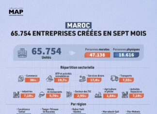 Près de 66 000 entreprises créées en 7 mois