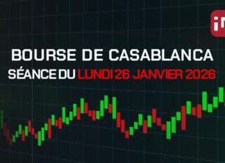 Bourse de Casablanca : le MASI recule de 1,65% lors de la séance du 26 janvier