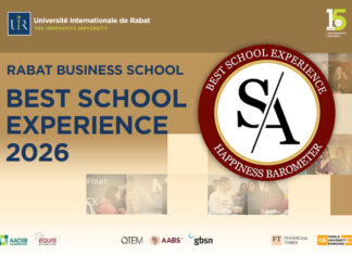 Rabat Business School classée meilleure École de Commerce « Best School Experience 2026 » par Speak & Act