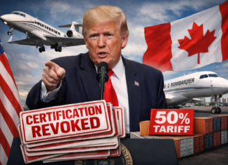 Bras de fer sur les certifications aériennes: Trump vise Bombardier pour débloquer Gulfstream