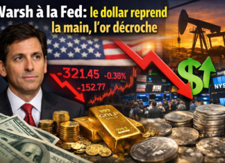 Warsh à la Fed: le dollar reprend la main, l’or décroche