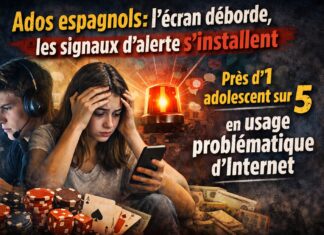 Ados espagnols: l’écran déborde, les signaux d’alerte s’installent