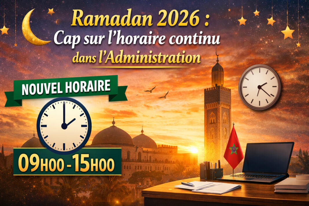 Horaire administration ramadan