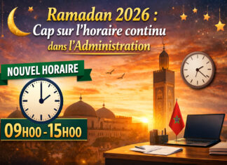 Ramadan 2026 : l’horaire continu 09h-15h s’impose dans l’administration