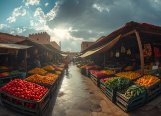 Ksar El Kébir : reprise du marché de gros des fruits et légumes après les intempéries