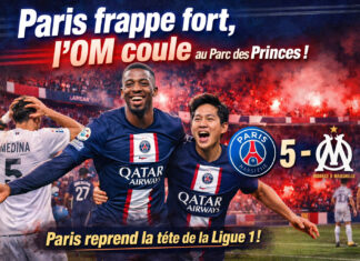 Le Classique tourne à la démonstration, Paris remet les pendules à l’heure en Ligue 1