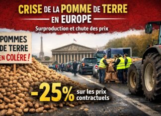 Pommes de terre en Europe : surproduction, chute des prix et colère des agriculteurs