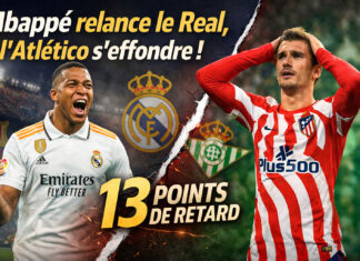 Liga: Mbappé maintient le Real dans la course, l’Atlético décroche au pire moment