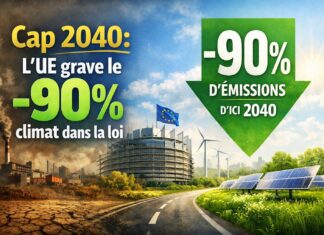 Cap 2040: l’UE grave le “-90%” climat dans la loi