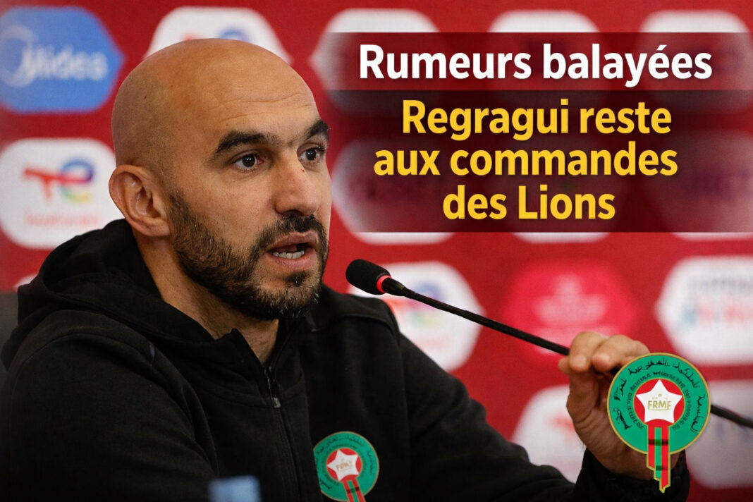 Walid Regragui entraineur