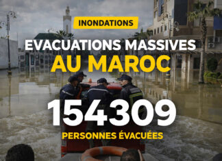 Inondations: 154309 personnes evacuees dans quatre provinces