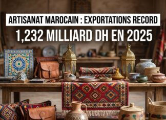 Les exportations de l’artisanat marocain : record de 1,232 milliard de dirhams en 2025