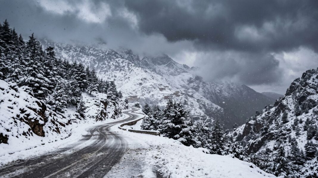Chute de neige alerte orange maroc