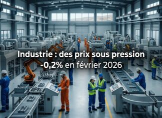 Industrie manufacturière : Baisse de 0,2% des prix à la production en février 2026